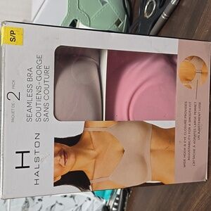 Halston Size S 2 Pack of Seamless Wirefree Bras